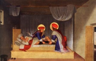 Fra Angelico, Healing of Justinian by Saints Cosmas and Damian (wga.hu) health care