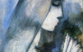 Marc Chagall, Bride with a Fan