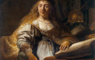 Rembrandt Minerva in her Study at wga.hu