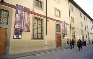 Image of closed Accademia Gallery, Florence